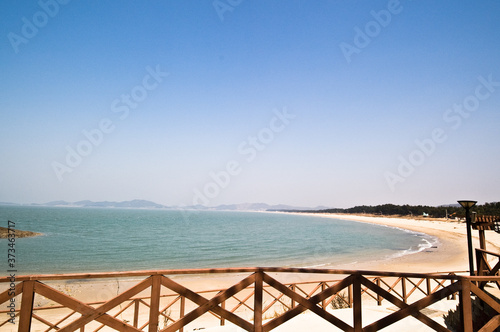 The beautiful landscape of sea side and island.