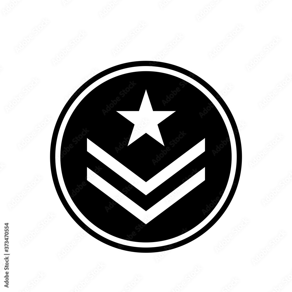 Military star emblem icon Military star emblem icon