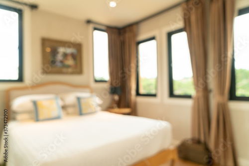 abstract blur bedroom interior