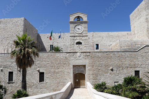 Quadro su tela View of the Swabian Castle (Castello Svevo) of Trani, Puglia, Italy