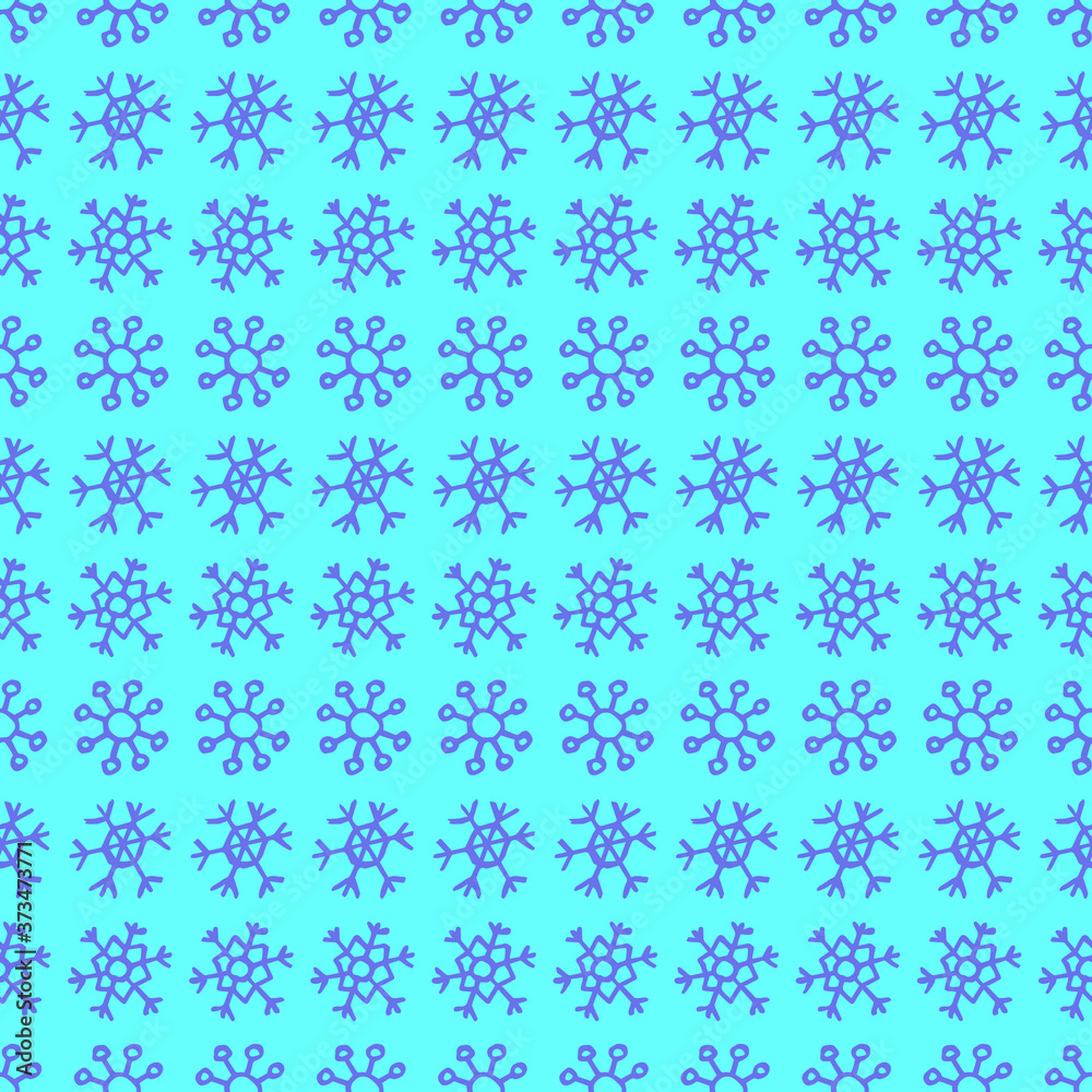 Seamless background of hand drawn snowflakes Seamless background of hand drawn snowflakes