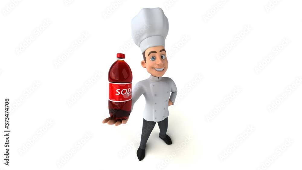 Fun 3D cartoon chef Fun 3D cartoon chef