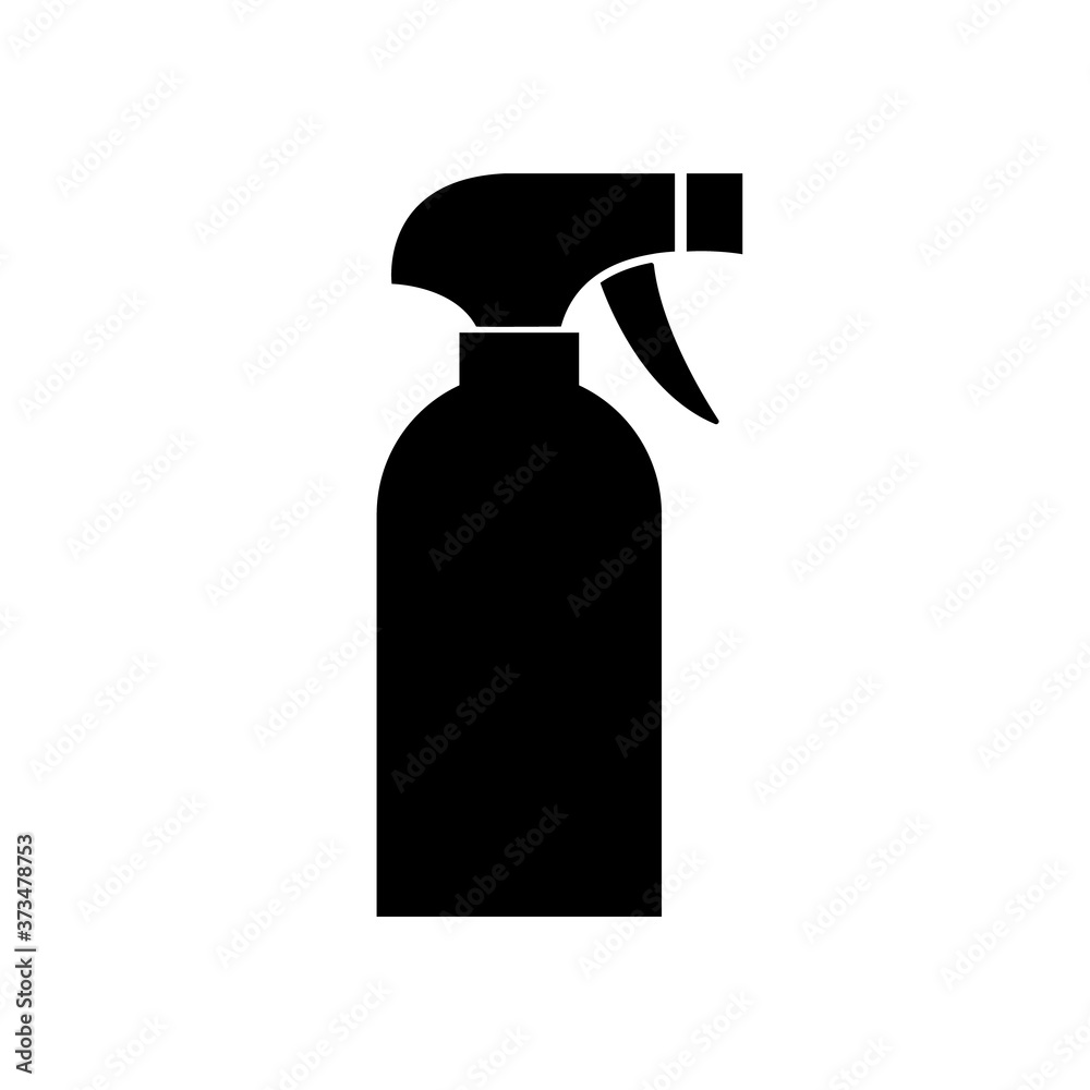 Spray bottle icon, logo isolated on white background Spray bottle icon, logo isolated on white background