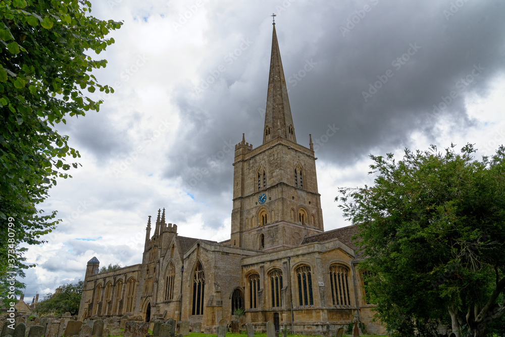 St John the Baptist Church in town of Burford - England