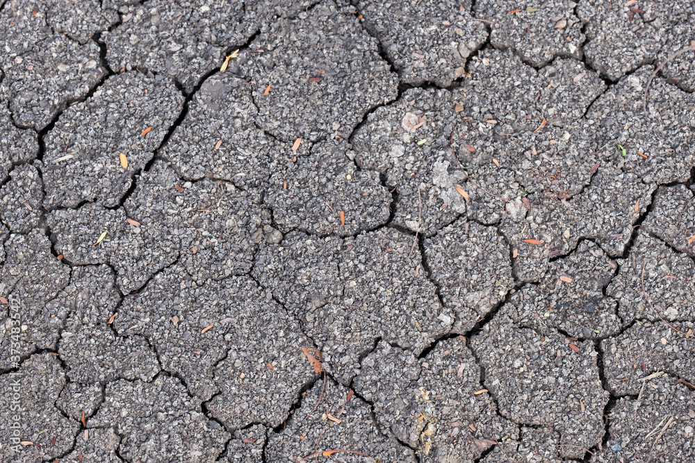 Nature background of cracked dry lands.