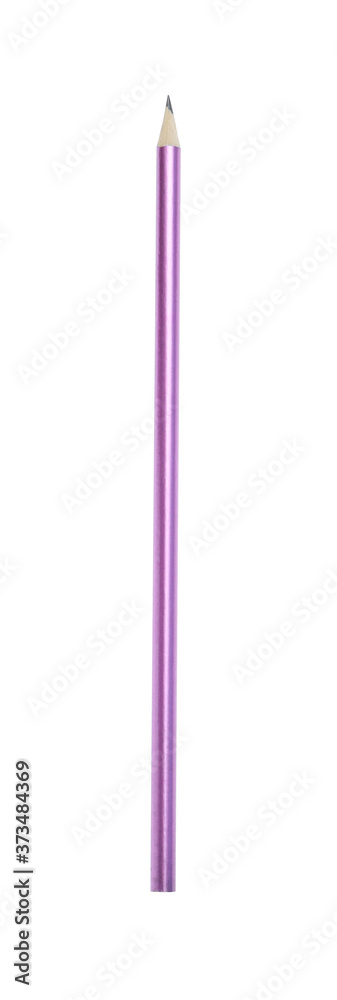 New pencil isolated on white. School stationery New pencil isolated on white. School stationery