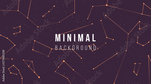 Abstract background illustration. Outline geometric ornament. Monochrome creative stylish texture. Eps10 vector.