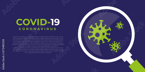 Coronavirus danger and public health risk disease and flu outbreak or coronaviruses influenza background as dangerous viral strain case as a pandemic medical concept with dangerous cells