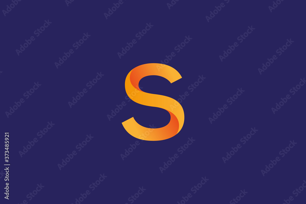 letter S logo design . abstract modern letter S logo concept letter S logo design . abstract modern letter S logo concept