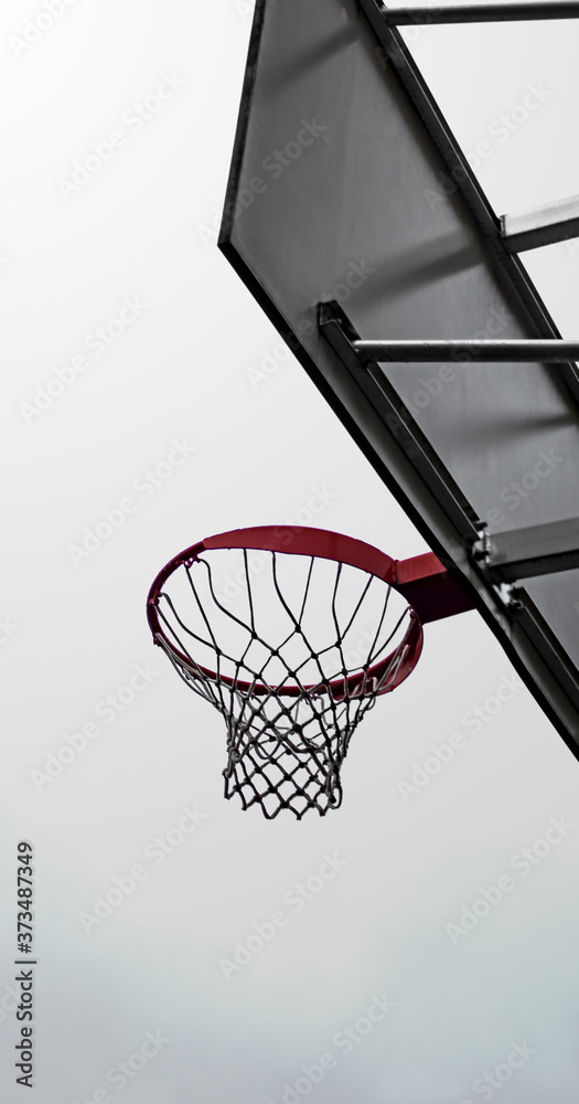 Basketball Hoof from Below
