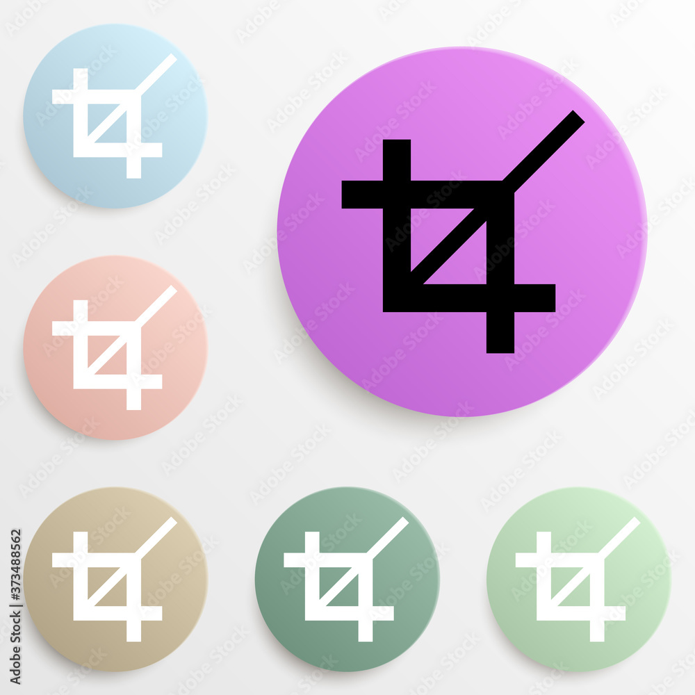 zoom sign badge color set. Simple glyph, flat vector of web icons for ui and ux, website or mobile application zoom sign badge color set. Simple glyph, flat vector of web icons for ui and ux, website or mobile application