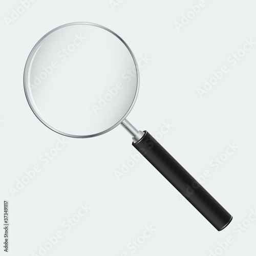 Magnifying Glass Vector Illustration.