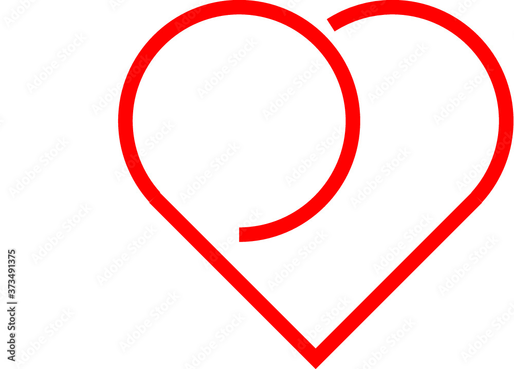 Logo Love . Symbol Heart Shape for your design. Vector Illustration. Logo Love . Symbol Heart Shape for your design. Vector Illustration.