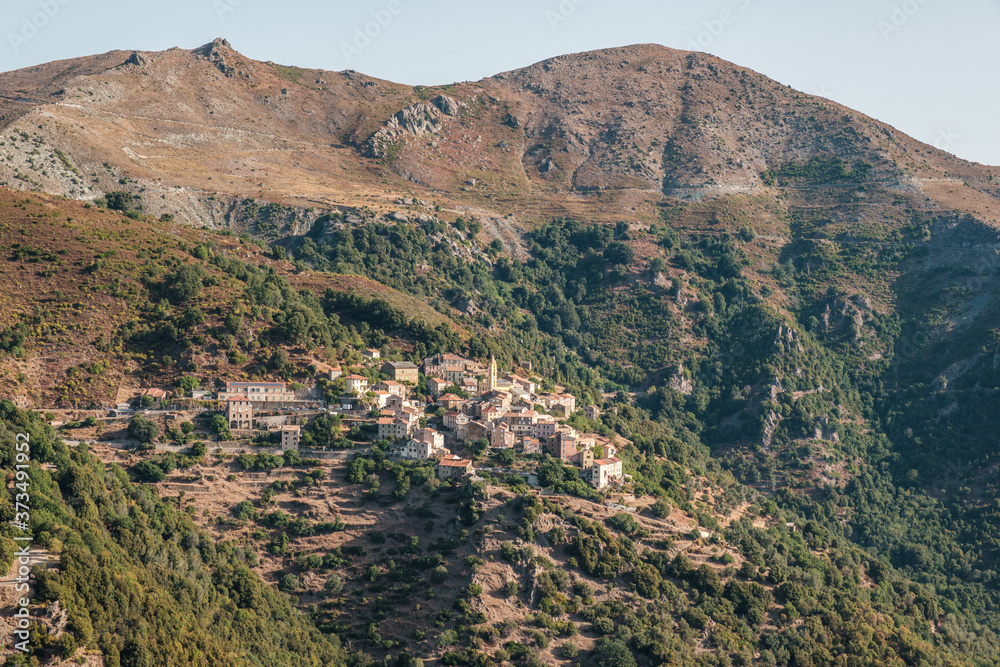 Village of Lento in Corsica