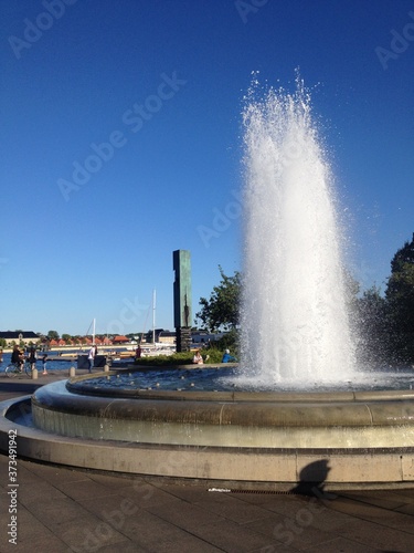 fountain in the park copenhagen 