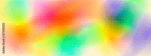 Abstract colorful background with geometric tiles for banner
