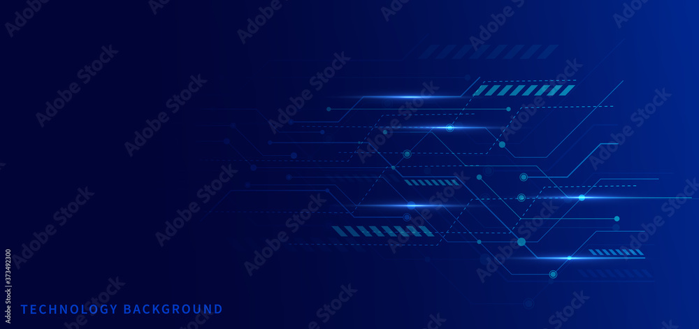 Abstract technology futuristic connect glowing blue lines and lighting on dark background. Abstract technology futuristic connect glowing blue lines and lighting on dark background.