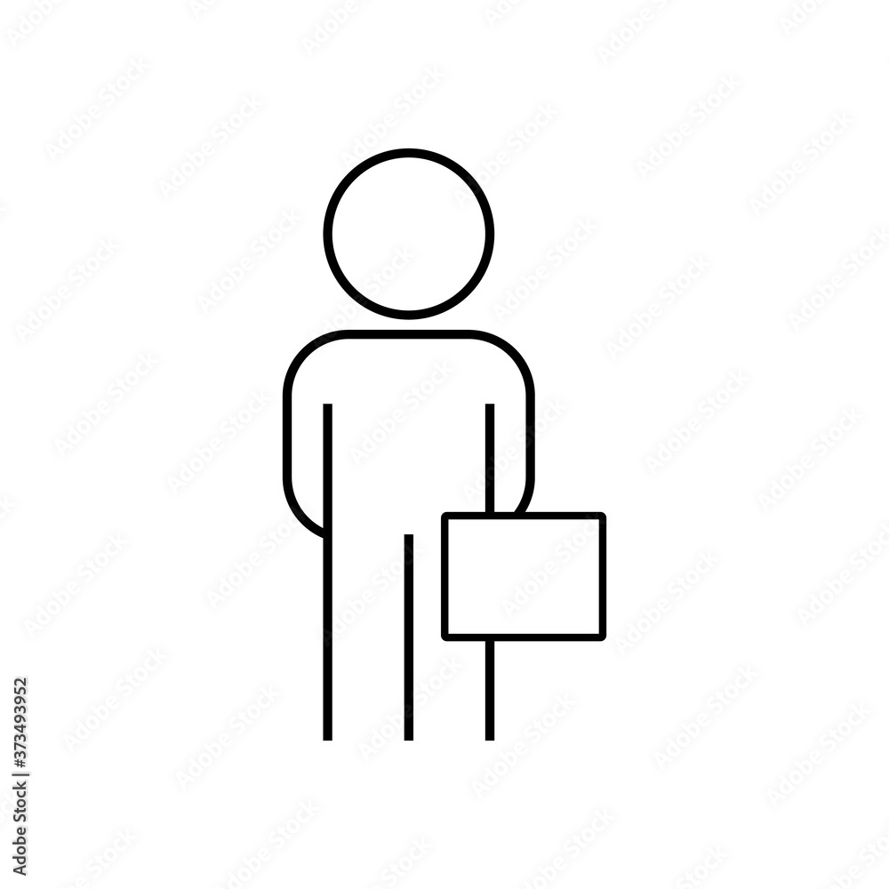 man standing on a white background man standing on a white background
