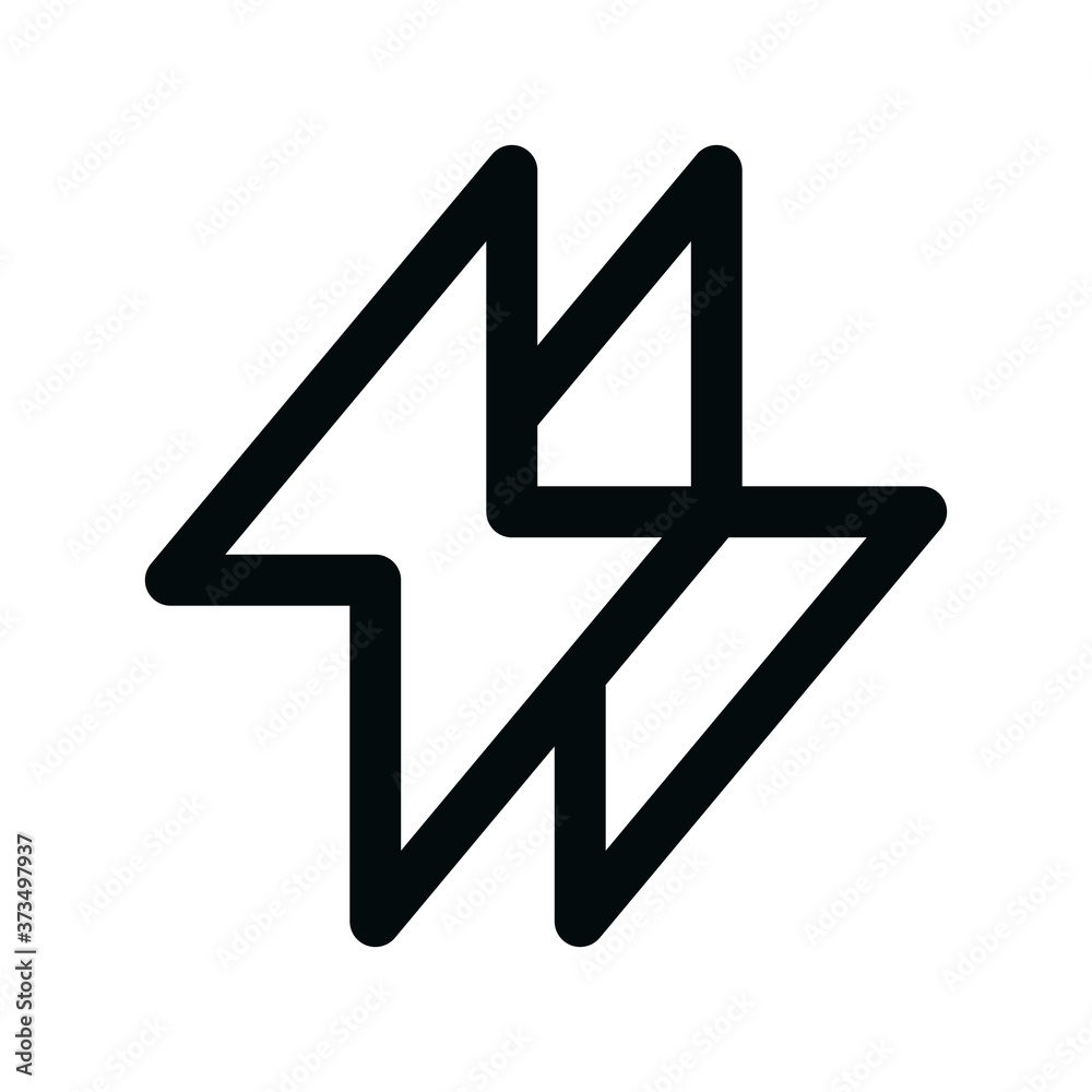 Double lightning isolated icon, very quick linear icon, two lightning outline vector icon with editable stroke Double lightning isolated icon, very quick linear icon, two lightning outline vector icon with editable stroke