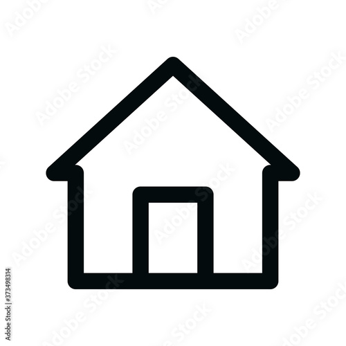 Valokuva Homepage isolated icon, home page linear icon, mainpage outline vector icon with