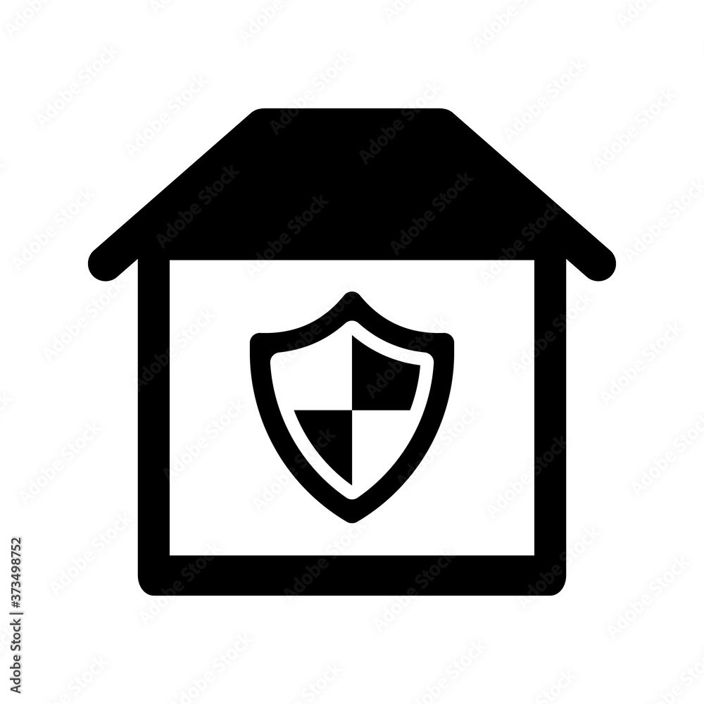 Home Security Icon, Home insurance icon Home Security Icon, Home insurance icon