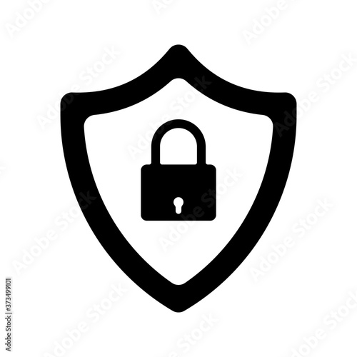 Protection, Shield icon. Shield With Lock Icon 