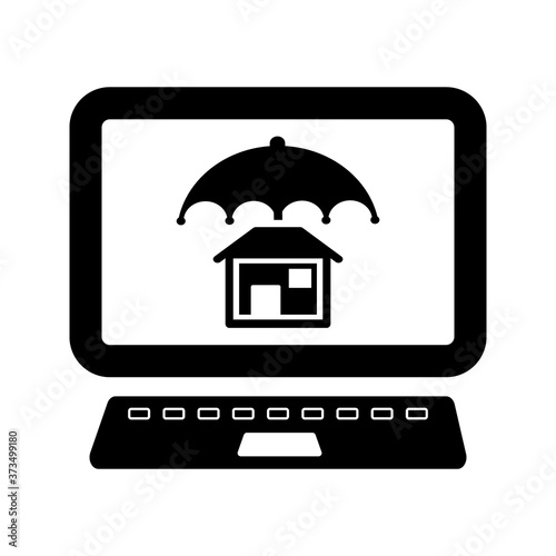 Home Insurance Icon. Online insurance icon