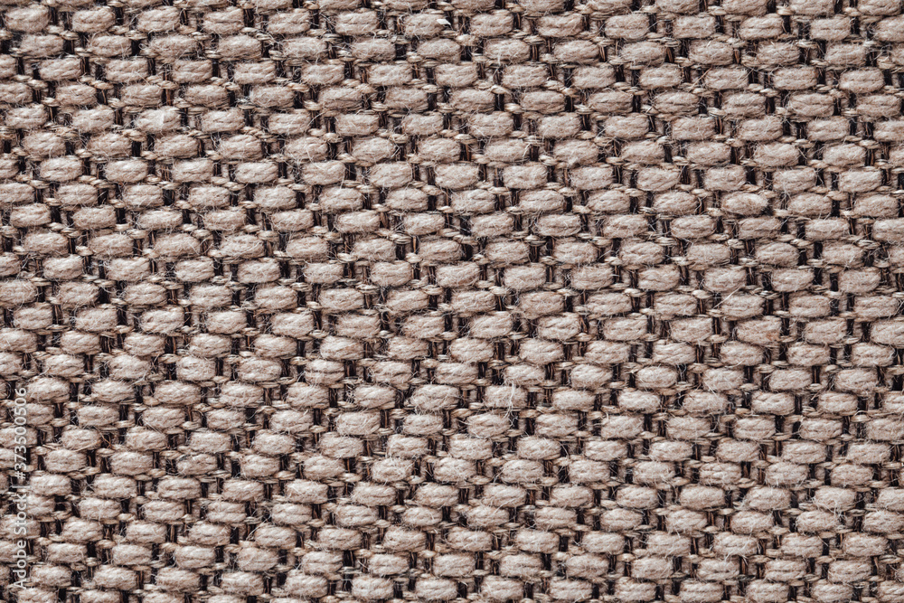 Naklejka premium Brown Rough hemp matt for texture background.