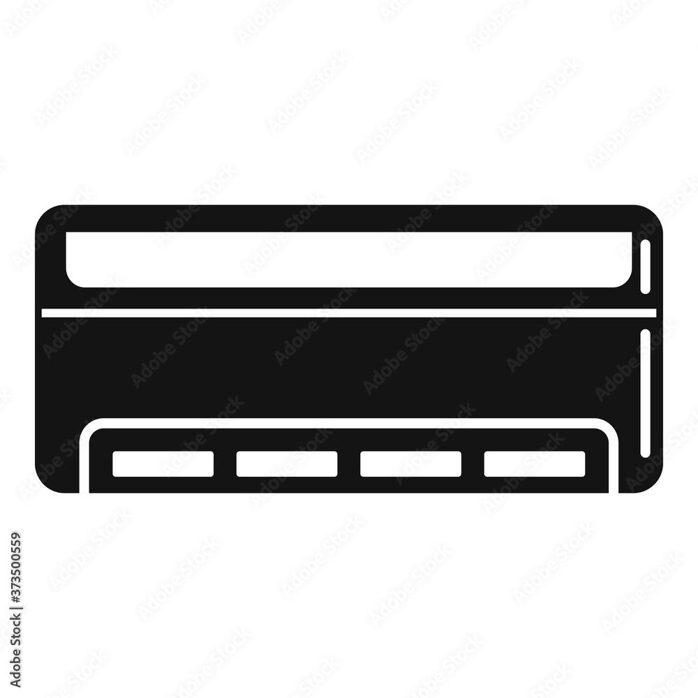 Luxury air conditioner icon. Simple illustration of luxury air conditioner vector icon for web design isolated on white background