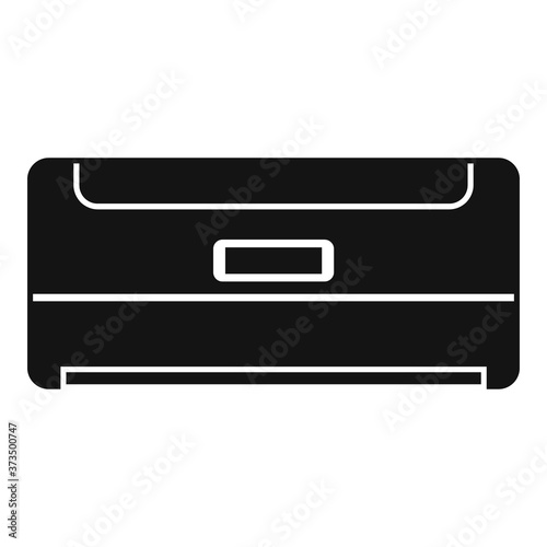 Balance air conditioner icon. Simple illustration of balance air conditioner vector icon for web design isolated on white background