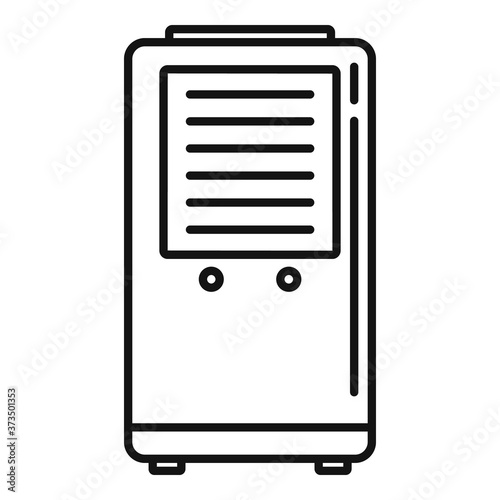 Air conditioner stand icon. Outline air conditioner stand vector icon for web design isolated on white background