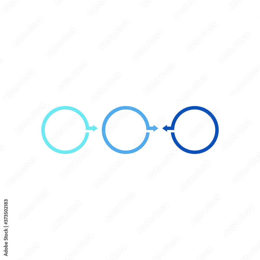 Fototapeta premium circle on white background