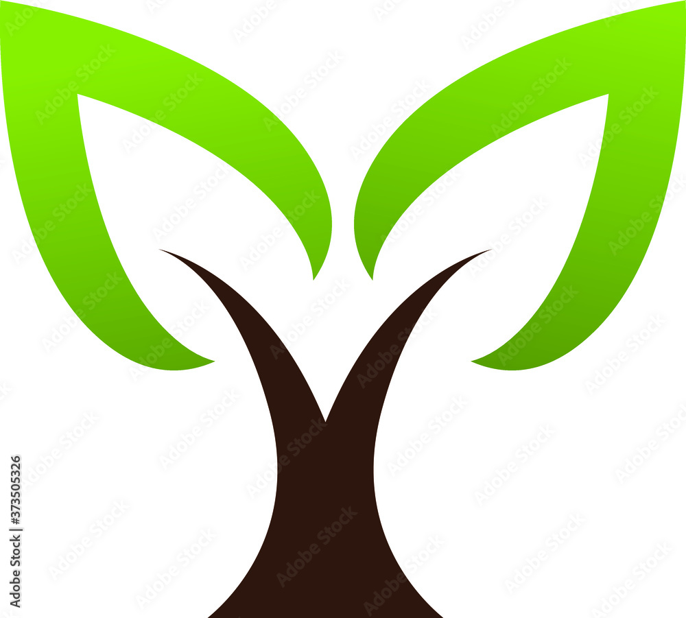 Vector green tree on white background, vector illustration
Vector green tree on white background, vector illustration