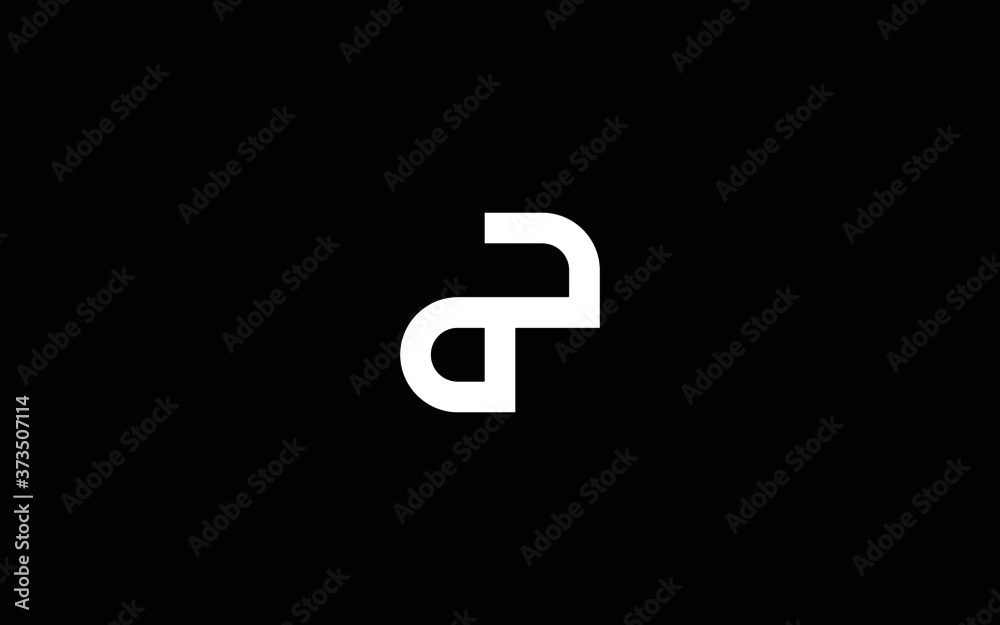 Alphabet letters monogram icon logo DP or PD Alphabet letters monogram icon logo DP or PD