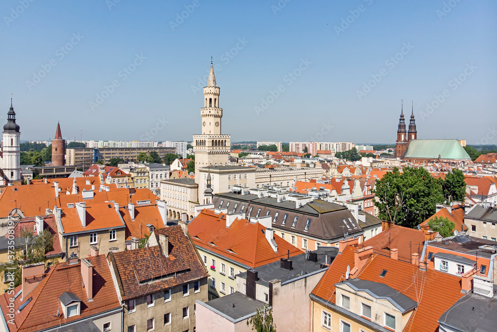 Fototapeta premium Town Hall in Opole, Poland 