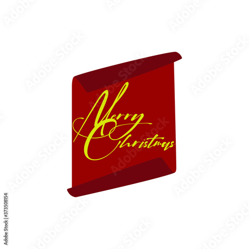 Christmas logo text vector icon 