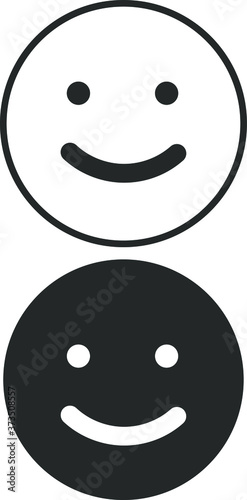 Smile Icon in trendy flat style isolated on grey background. Happy face symbol for your web site design, logo, app, UI. Vector illustration, EPS10.
