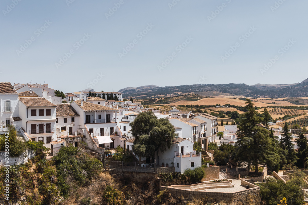 White houses in Ronda, Malaga