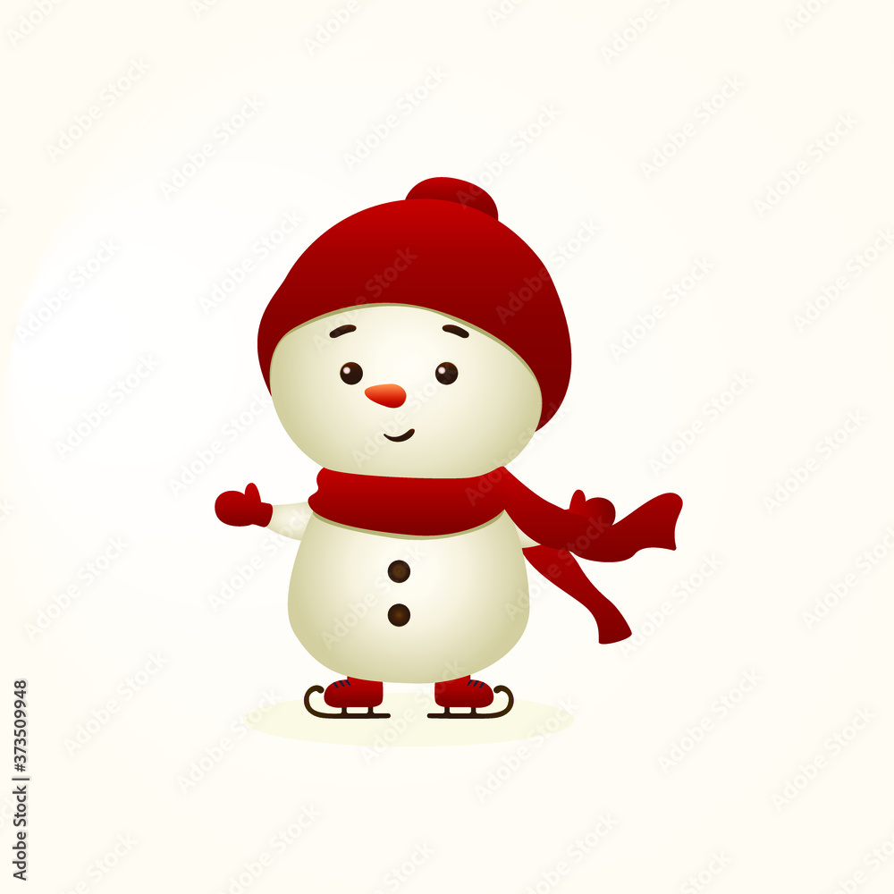 Snowman illustration 