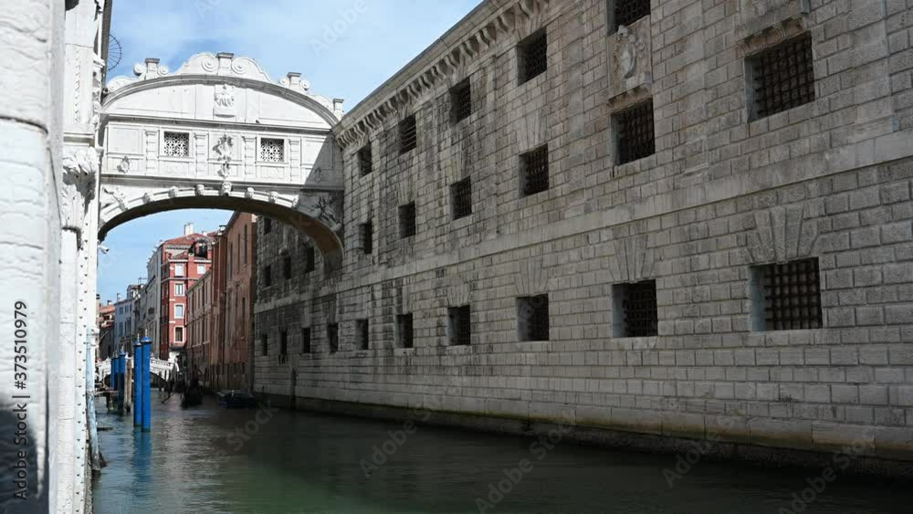 Venice, Italy - Historic buildings between the canals of the lagoon city Venice, Italy - Historic buildings between the canals of the lagoon city