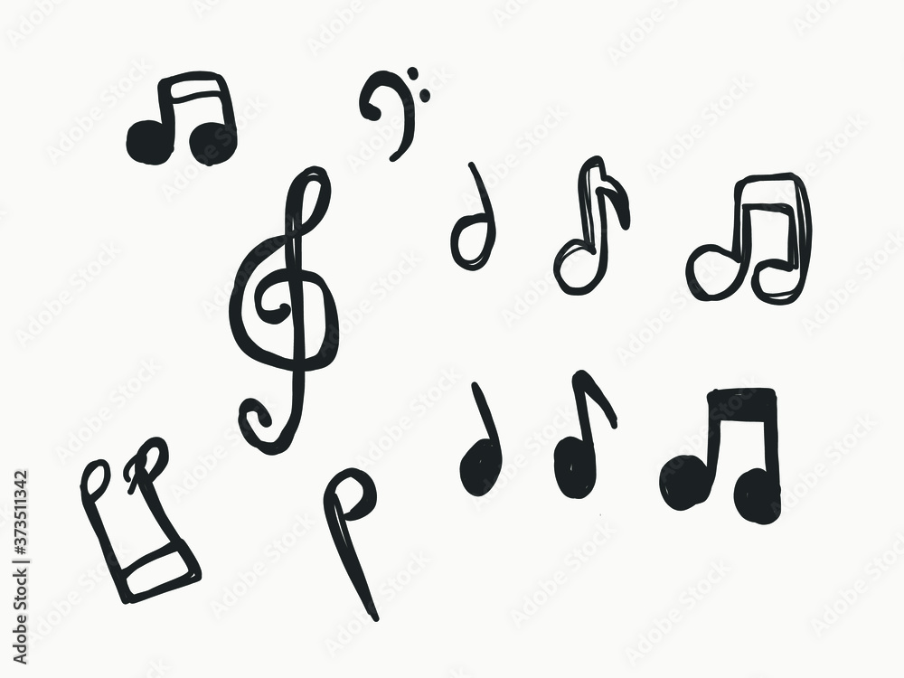 music notes vector music notes vector