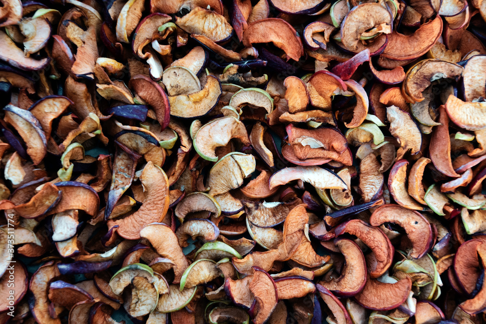 Slices of natural Apple. Autumn background of dried fruit. Slices of natural Apple. Autumn background of dried fruit.