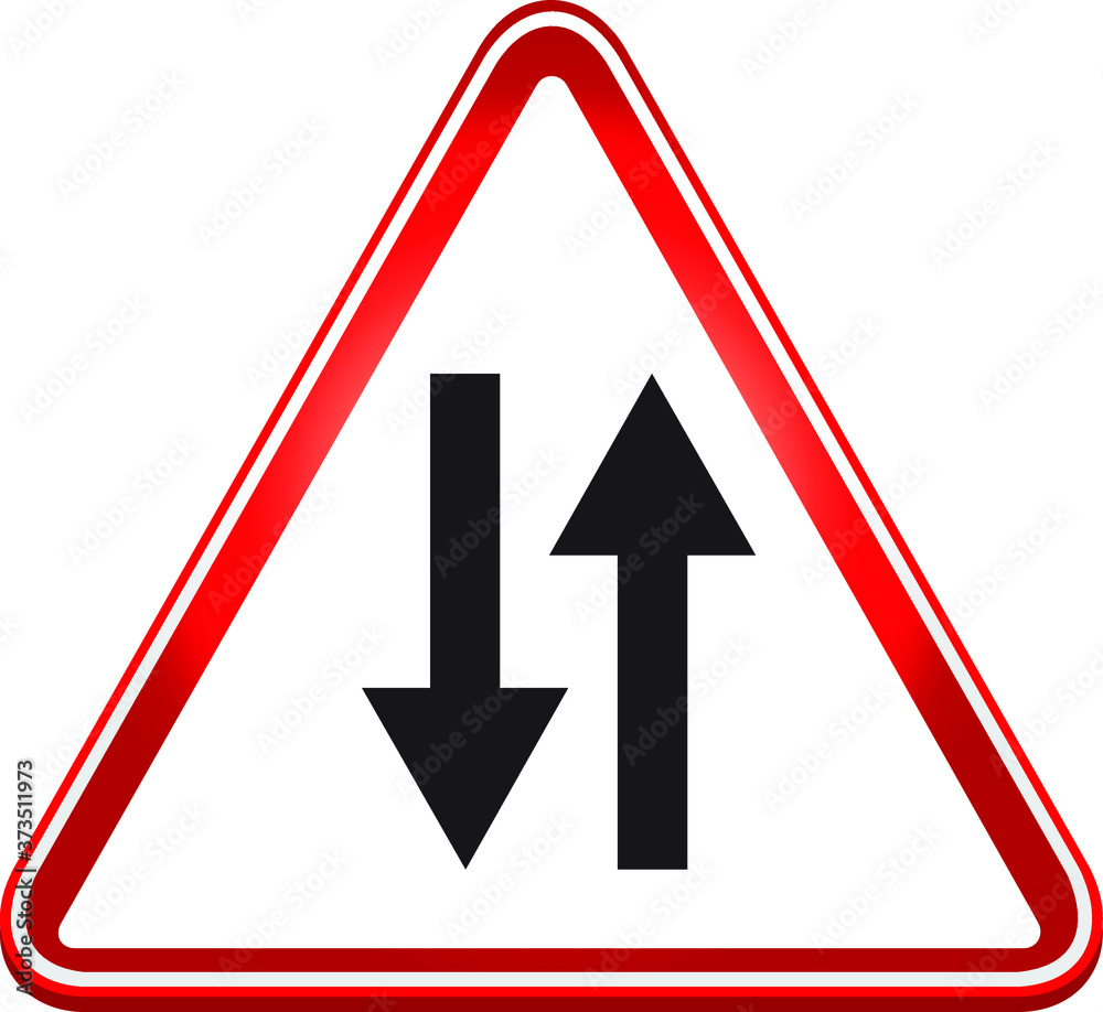 Two way icon vector signs abstract traffic signal on a white background
Two way icon vector signs abstract traffic signal on a white background