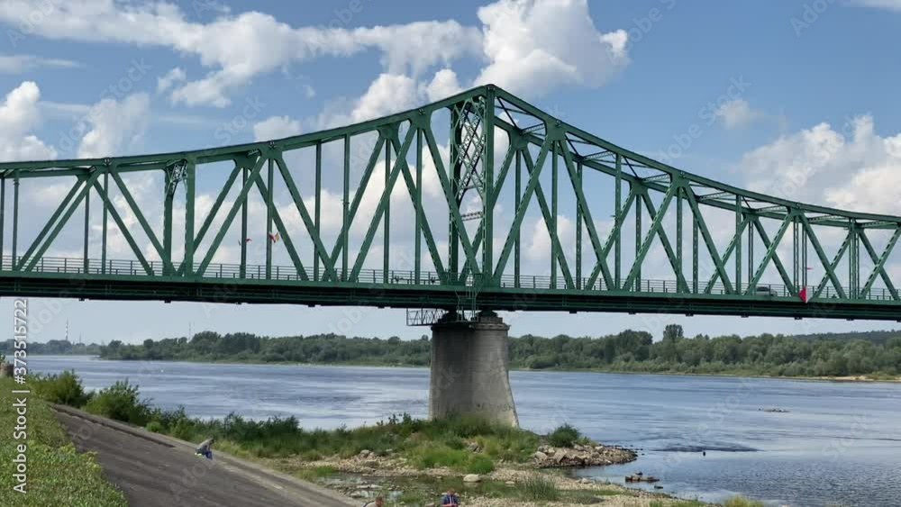 Bridge over the Vistula River in Włocławek, Poland Bridge over the Vistula River in Włocławek, Poland