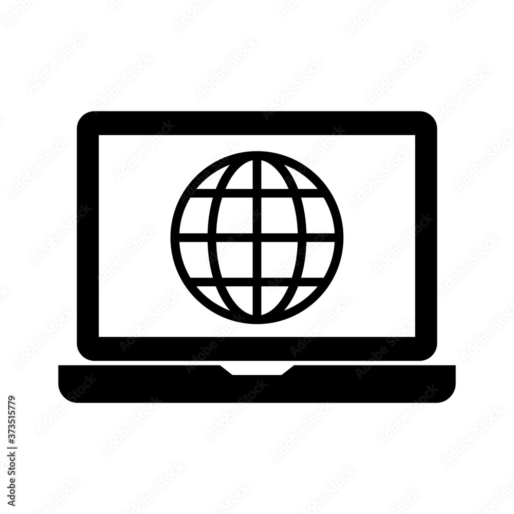 Browsing internet icon