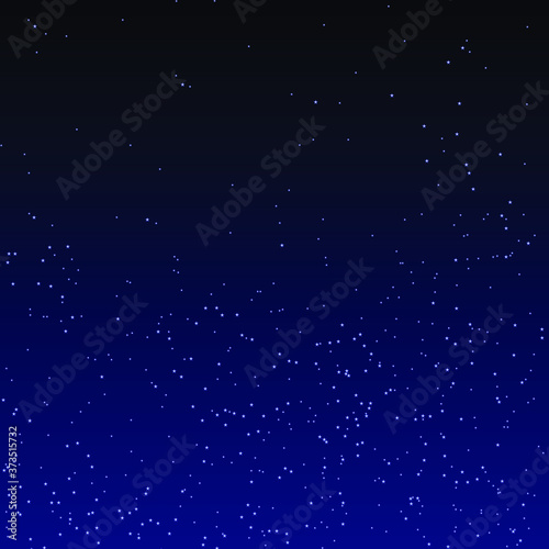 Night sky illustration 