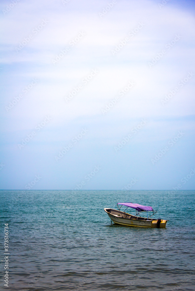 boat on the sea