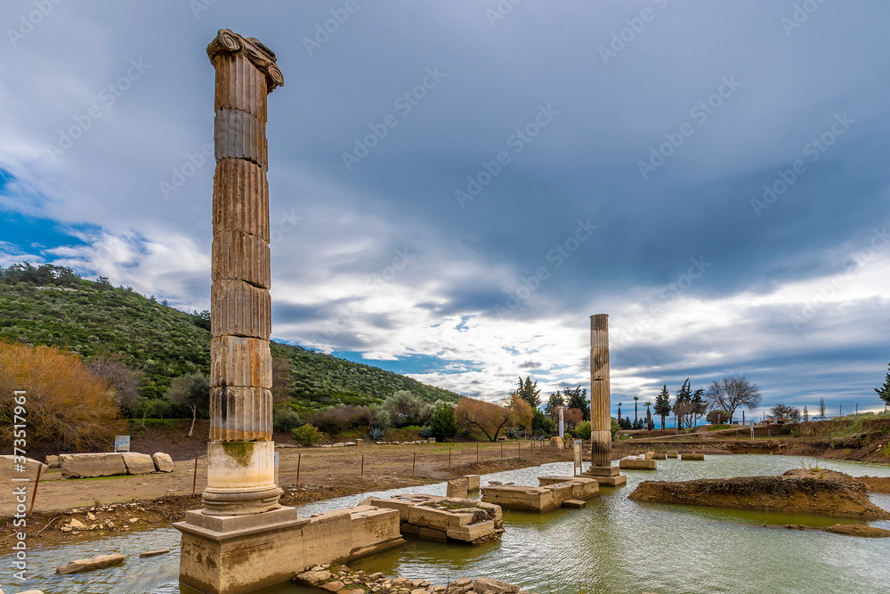 The Temple of Apollo at Claros in Turkey