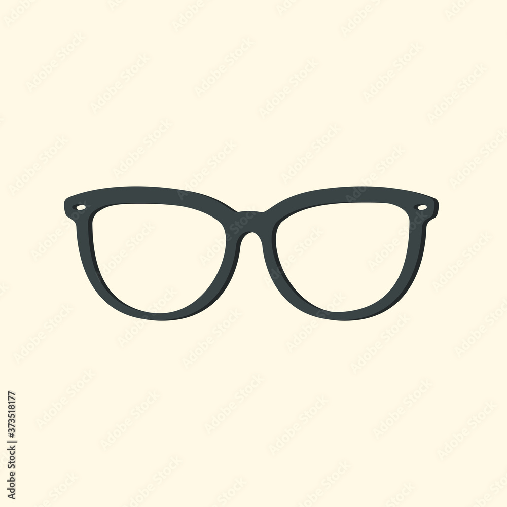 Fototapeta premium Glasses vector icon 