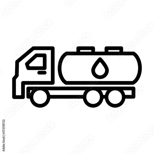 Foto Water tanky car icon